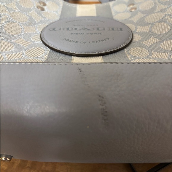 Coach Dempsey baby blue tote - Picture 7 of 11